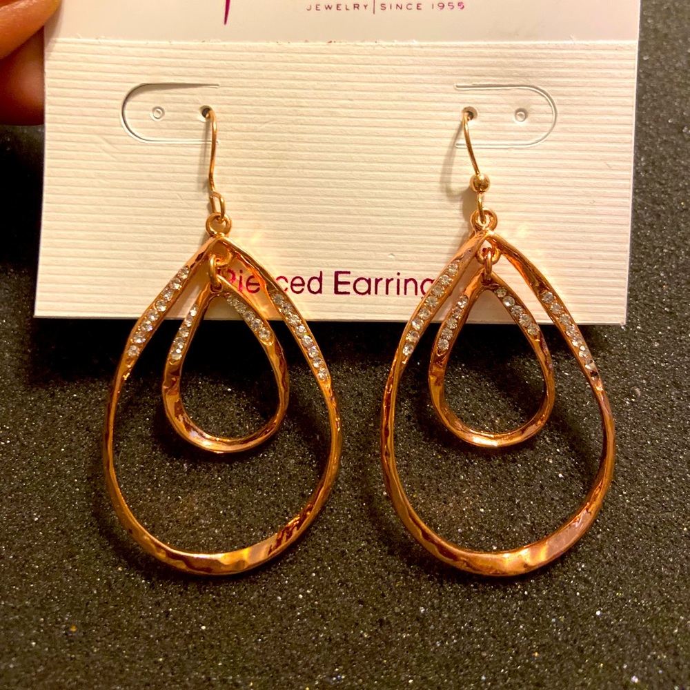 Rose Gold Teardrops